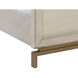 Valencia Taupe / Brass Bed, Queen